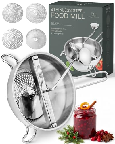 Upgraded 4-Disc Food Mill