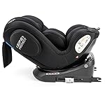 Osann Swift360 Kinderautositz drehbar Gruppe 1/2/3 (9-36 kg), Autositz All Black