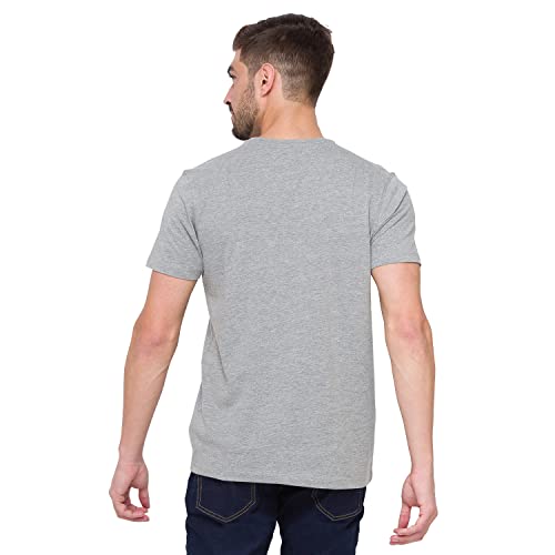 Image of Spykar Men's Printed Slim Fit T-Shirt