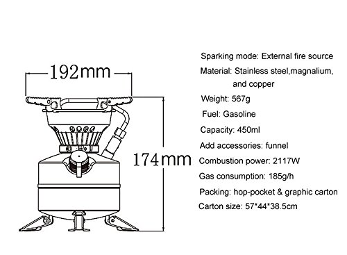 Brs-12A One-Piece Multi-Fuel Camp Stoves For Cookout Bbq Camping Fishing Picnic 2-3 Field Operations #TOP3