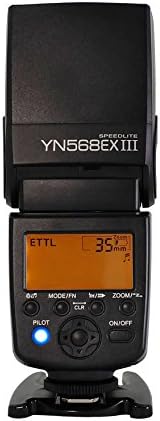 Yongnuo YN568EX III Wireless Master and Slave TTL Flash Speedlite with High-Speed Sync for Canon DSLR Camera