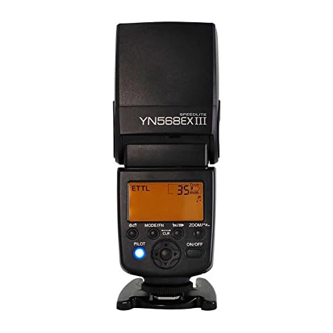 Flash Speedlite YONGNUO YN568EX III inalámbrico Master y Esclavo TTL para Canon DSLR Cover