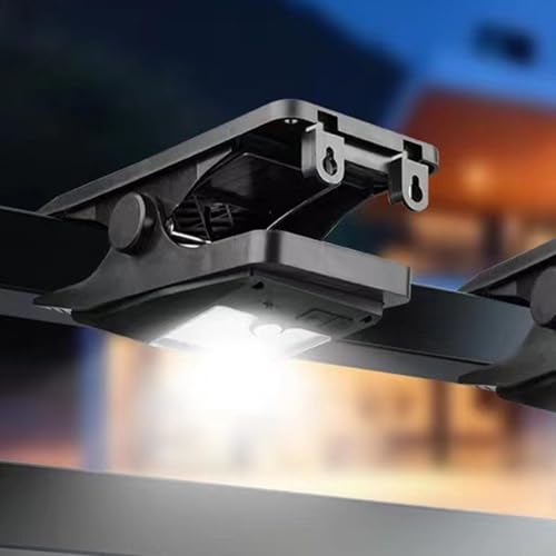 Luz solar exterior con clip e impermeable para iluminar zonas oscuras sin cables 3