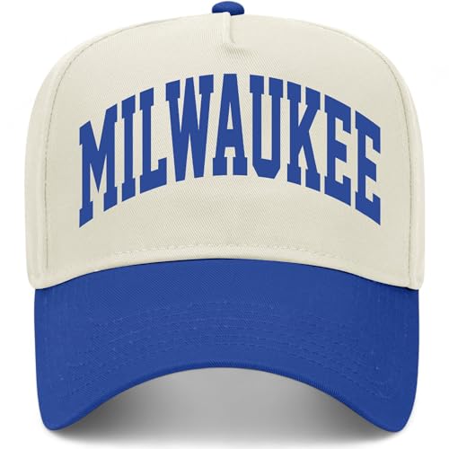 Milwaukee Collegiate Hat (US Alpha One Size Royal/Natural)