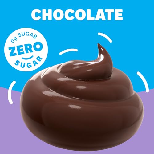 Image of Jell-O Chocolate Flavor Zero Sugar Instant Reduced Calorie Pudding & Pie Filling, Family Size, 2.1 oz. Box