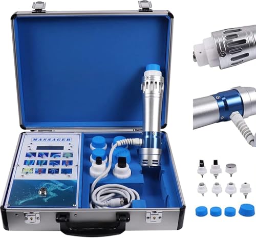 Máquina portátil de terapia de ondas de choque, percusión de tejido profundo, relajante, alivio del dolor muscular, masajeador para cuello, espalda, hombros y pies, M