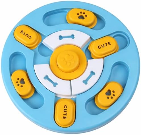 Interactive Toy for Dogs and Cats with Treat Compartments - Pet Intelligence Puzzle, Mental Stimulation Game, Slow Feeder Anti-Stress for Small, Medium Dogs and Cats