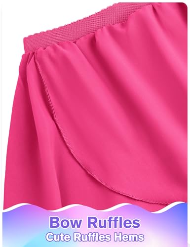 Image of Girls Swimsuit 3 Piece Sleeveless Bathing Suit Sets with Skirt Swimwear Rash Guard for Kids Beach UPF 50+ Sun Protection