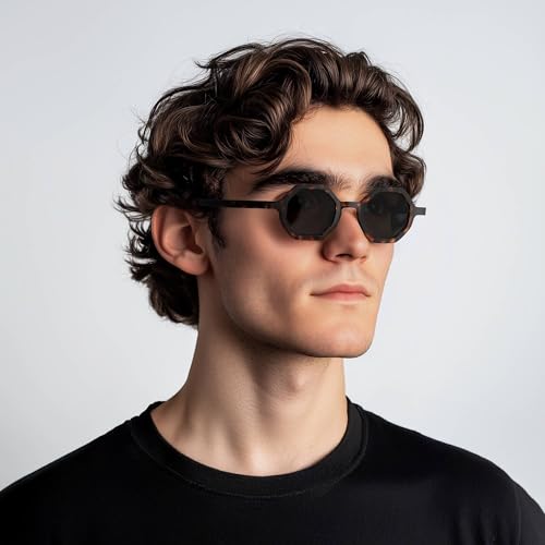 LONDON MOLE® Malibu sunglasses | Cool hexagonal/octagonal shaped glasses | Men’s Women’s Unisex | Spring hinges2