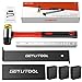 GETLITOOL Laminate Wood Flooring Installation Kit, Flooring Tools with Double-Faced Mallet, Laminate Hammer Set with Pull Bar, Solid Knock Block and 60x Spacers for Flooring Installation