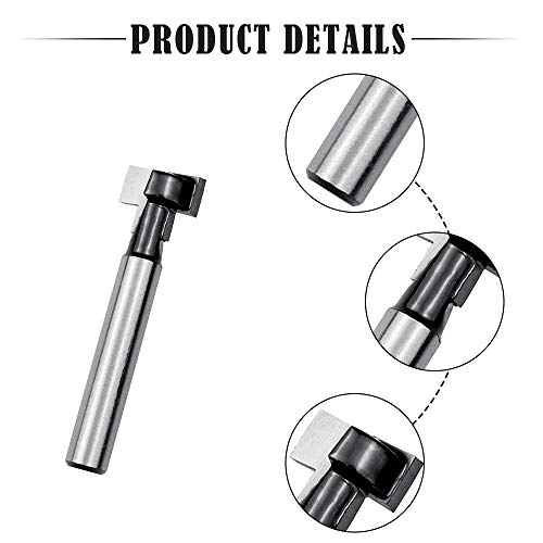 FUEJ 3 Pezzi Track Fresa Legno per utensile Legno