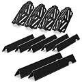 QuliMetal Grill Parts for Weber Genesis II E-410/E-415/E-435, Flavorizer Bars and Heat Deflectors for Weber Genesis II LX E-440 Series Gas Grills, 17" Porcelain Enameled for Weber 66686 66041 66033