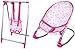 Ensemble de jouets pour bébé avec balançoire et chaise pour enfant de 25 à 30 cm - En plastique ABS non toxique - Jouets éducatifs précoces