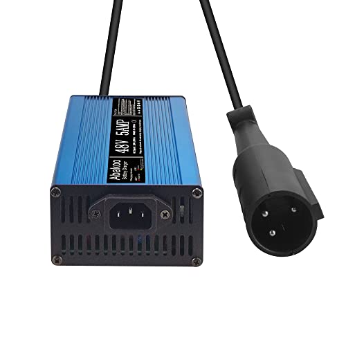 Abakoo 48V 5A Battery Charger Power Supply For Club Car Golf Cart, With 3 Pin Round Plug #TOP5