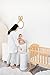 Ubbi Steel Diaper Pail, Odor Locking, No Special Bag Required, Award-Winning, Registry Must-Have, White