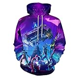 [DJXHGEM] フォートナイト パーカー メンズ トレーナー レディース スウェット フード付 プルオーバー トップス きいサイズ 人気 春服 秋服 おしゃれ 人気 ストリート M