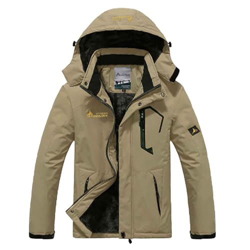 Generisch Chaqueta de esquí para mujer, impermeable, chaqueta de snowboard, chaqueta de softshell forrada, parka de invierno, chaqueta de nieve, traje de esquí cálido, chaqueta de esquí para