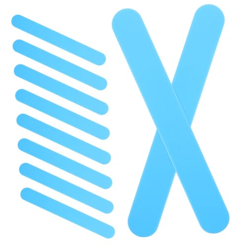 IWOWHERO Clinical Grade Plastic Tongue Depressors Sticks 10 Pack Exam Tools Non-slip Odorless for Clinics