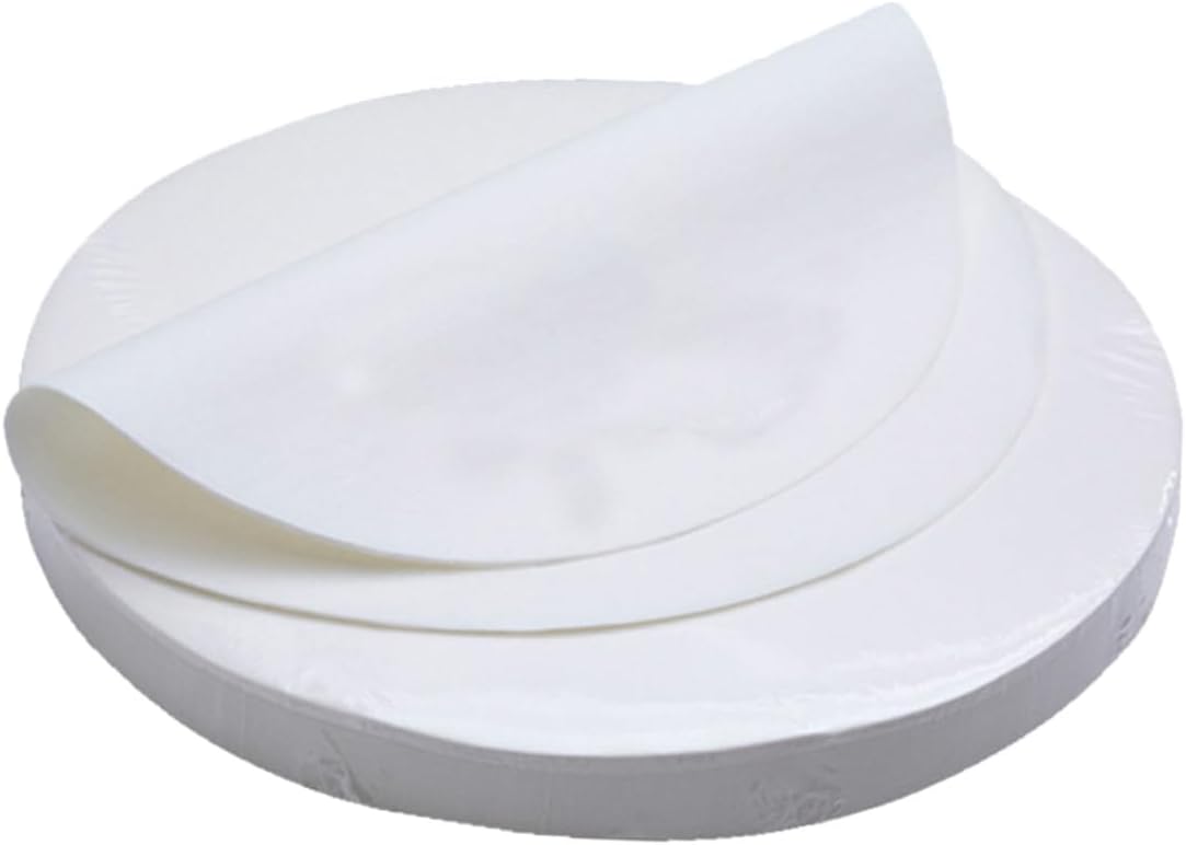 Milisten 500 Sheets 20cm round Baking Parchment Paper Sheets Non-stick Oven Liner for Cooking Grilling Frying and Baking