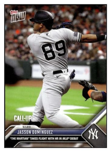 JASSON DOMINGUEZ RC 2023 Topps NOW ROOKIE #798 Yankees NM+-MT+ MLB Baseball PR:25381 Debut HR