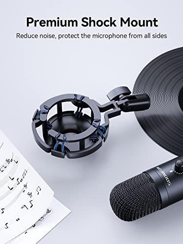 USB Microphone - SOOMFON USB Condenser Gaming Microphone