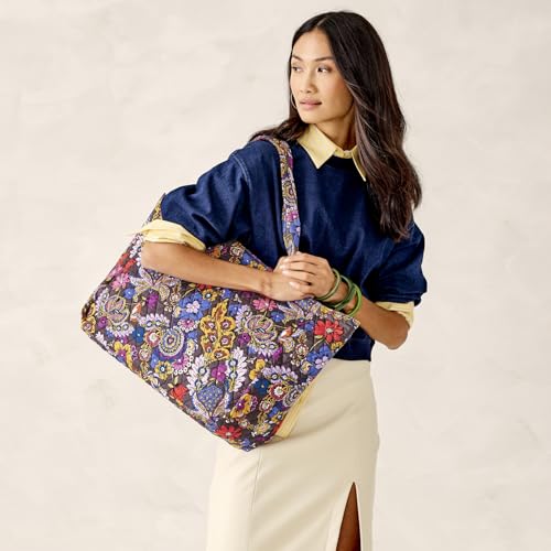 Image of Vera Bradley Women's Premium Cotton Knollton Travel Tote Bag