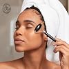Mount Lai Warming Black Obsidian Facial Roller The Stone of Clarity, Detoxifying Face Roller Tool for Purified Skin, Relaxation & Improved Circulation, Facial Massager Tool for Self-Care Ritual