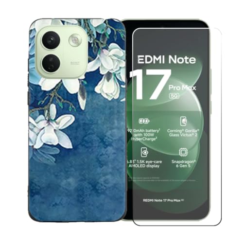 CongJiaLingXi�P�[�X�K�p �� Redmi Note 17 Pro Max �ы����K���X�ی얌, LLM40 | �_��Ȓ����^�V���J�Q��TPU�h�U�ی�g�уP�[�X�t���L�V�u���o���p�[�P�[�X, 6.83 �C���`