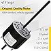 RV AC Fan Motor with Capacitor, Replacement for Coleman Mach Rv Air Conditioner Motor, Replaces Fasco D1092, 1468-306, 1468-3069, 7184-0156, 7184-0432, 1/3 HP, 115 Volts, 1675 RPM