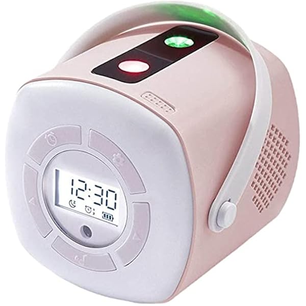 LED Star Projector Light met afstandsbediening Wekker USB Sfeer romantische hemel projectie lamp kamer decor foto prop (Color : Pink)