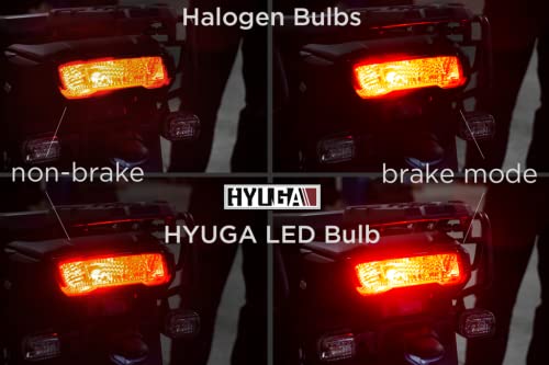 Hyuga Scooter Led Light Bulb Kit Motorcycle Replacement For Headlight, Turn Signal, Drl, License Plate, Brake Lamp Compatible With Japan Zuma Motorcycle #TOP2