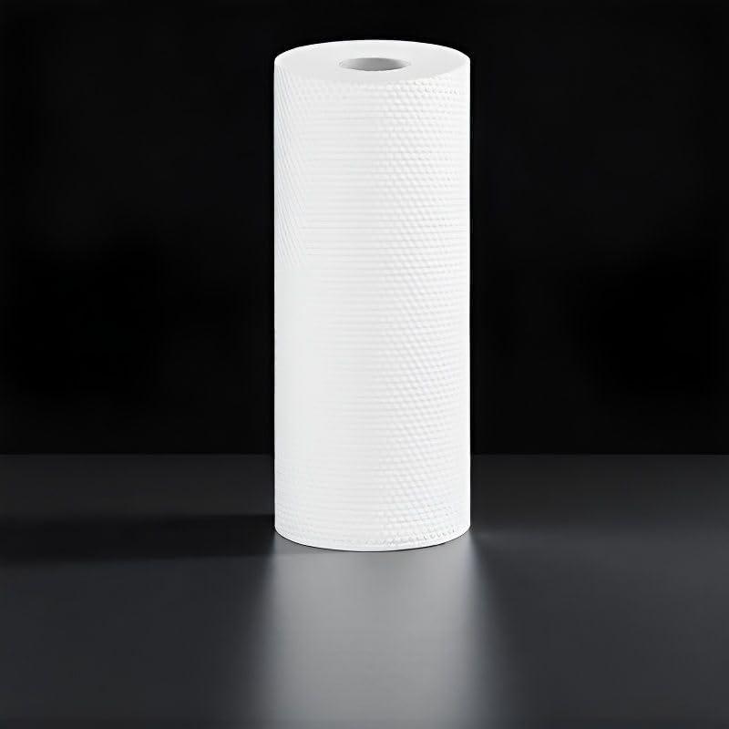 Reusable Microfiber Cleaning Cloth Roll, Microfiber roll, Tear-Off Towels for Home, Kitchen, Car, Glass (White)