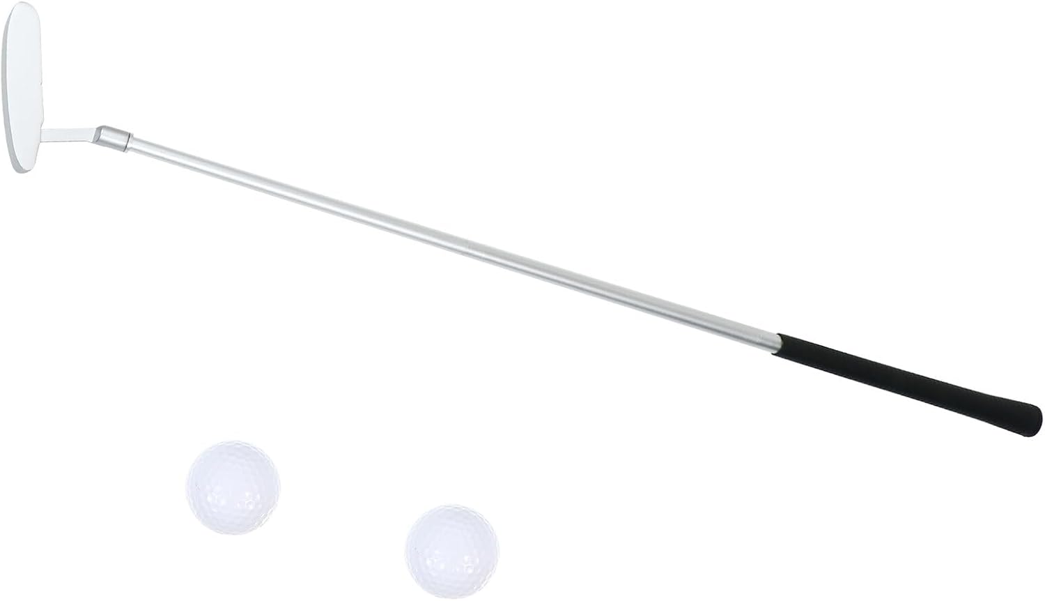 Folding 3-Section Golf Putter Set Zinc Alloy Detachable Training Golf Clubs for Indoor Practice and Beginners