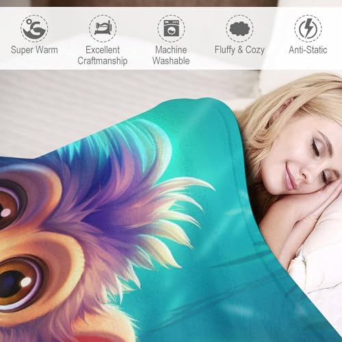 Couverture en flanelle douce de qualité supérieure pour lit et sofa 140x180
