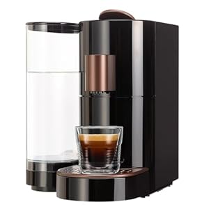 K-FEE TWINS II Kapselmaschine | kompatibel ALDI EXPRESSI* Kapseln | Kaffeemaschinen für Kaffee, Tee & Kakao | 2,3L Wassertank | Schwarz-Kupfer