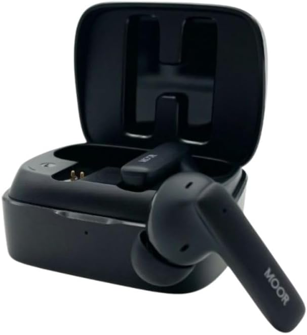 MoerLab MOOR ANC True Bluetooth Wireless Earbuds - 30 Hours Playing time and IPX5 Waterproof