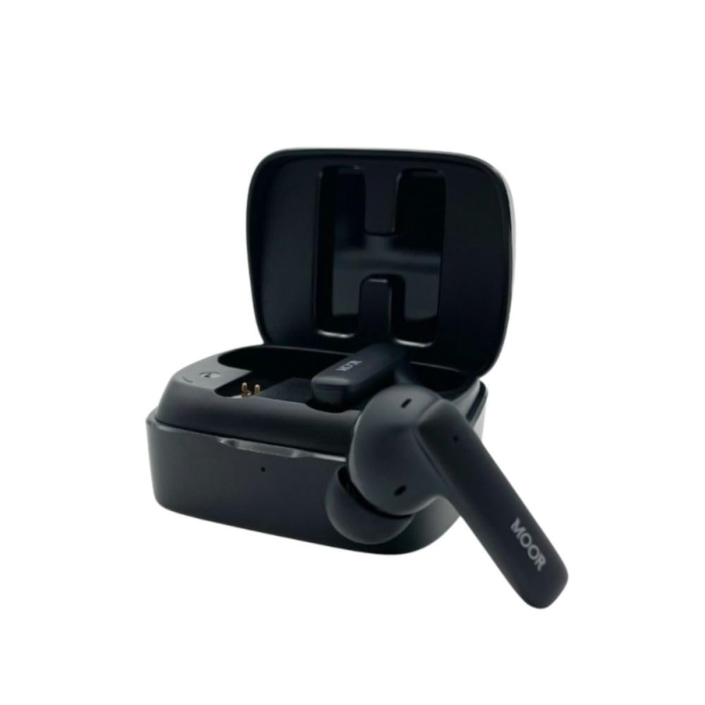 MoerLab MOOR ANC True Bluetooth Wireless Earbuds - 30 Hours Playing time and IPX5 Waterproof