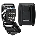 XShield 12-digit Combination Key Safe | Wall-mount Lock Box | Weatherproof & Heavy-duty | Large Capacity For Keys & Access Cards | Outdoor Security Lockbox For Home & Business