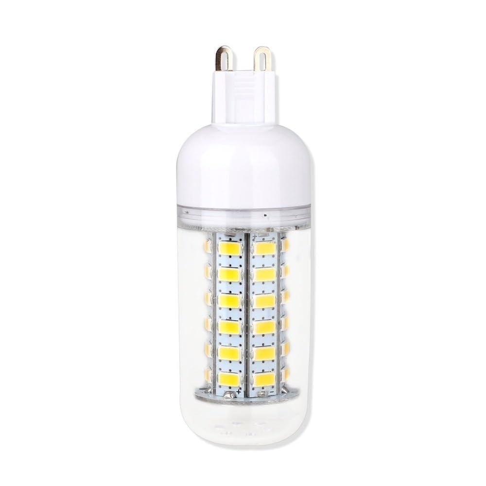 NXCVBNKZJ KJXP Lighting, Pack of 20, Led Corn Bulb AC220V 6W G9 69-SMD5730 600Lm LED Spotlight 360 Degrees Lights Lamp(Cold White)