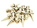 1/2 inch (12 mm) Gold-Tone Track and Cross Country Spikes