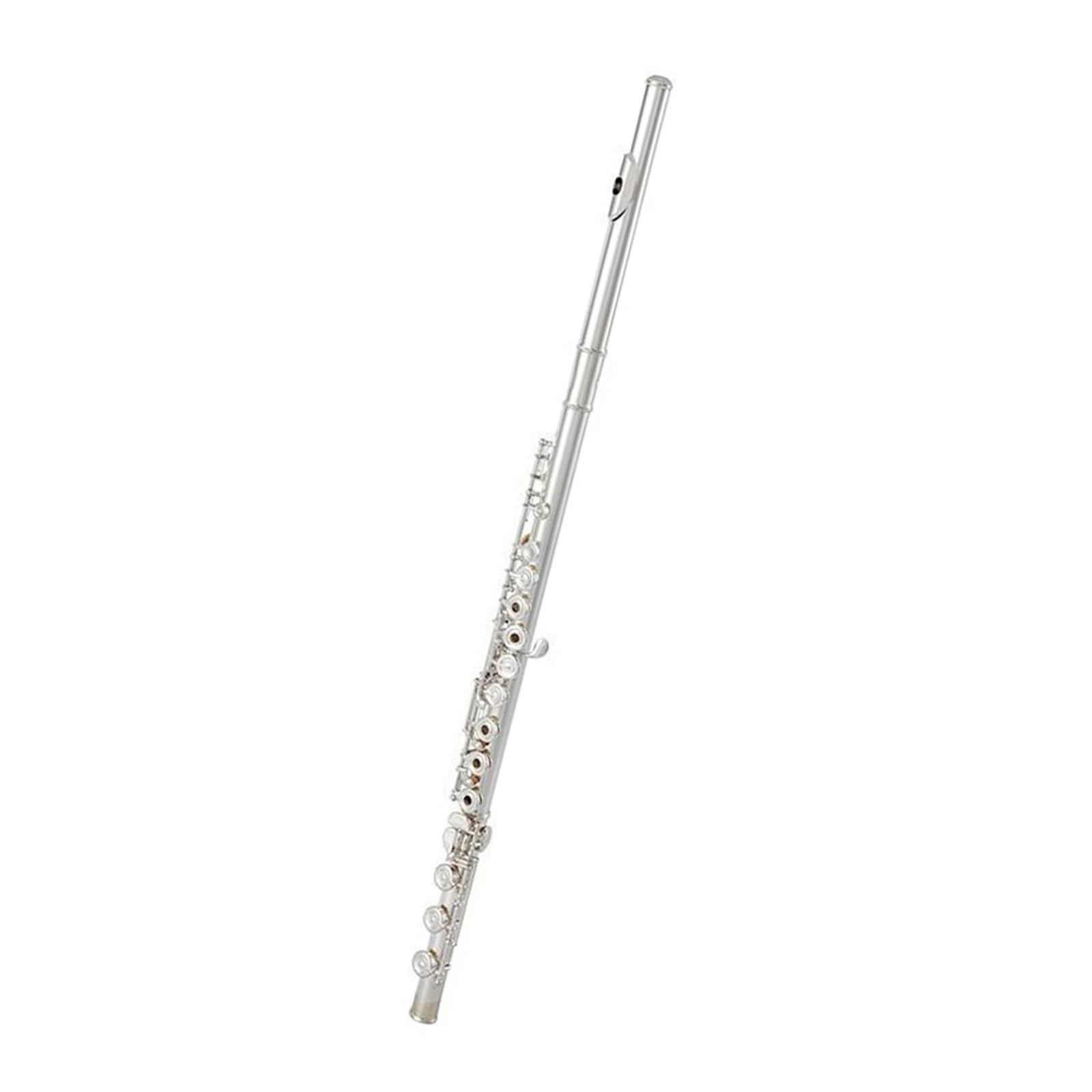 flet prosty Flet profesjonalny biały miedziany klucz otwarty C 17-otworowy flet posrebrzany instrument z etui