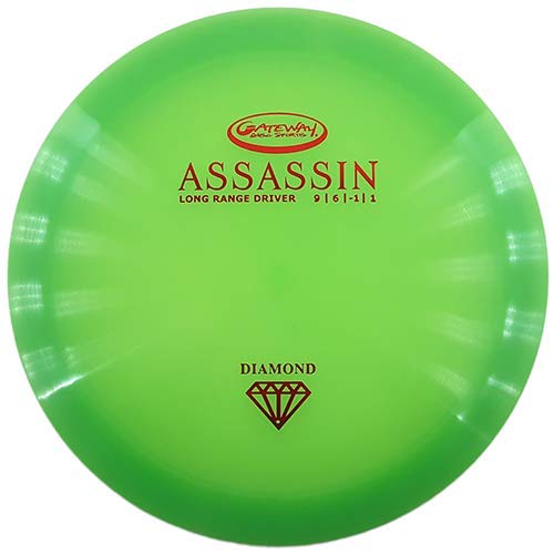Gateway Disc Sports Diamond Assassin Fairway Driver Golf Disc [Colors May Vary] - 173-176g