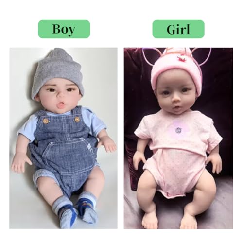 Muñeca de Silicona Reborn Bebé 18.5 Pulgadas miniatura 6