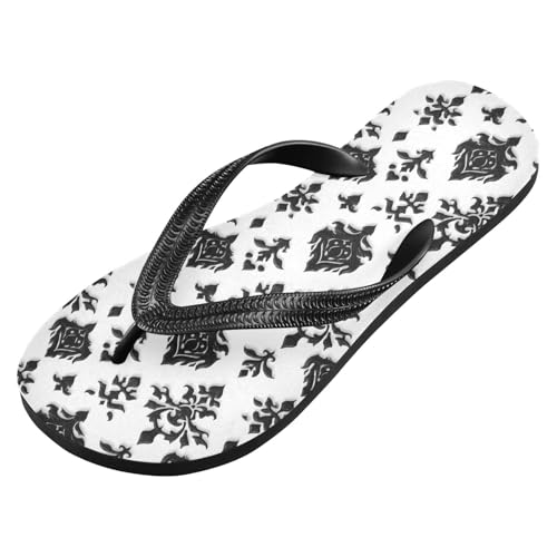Flip Flop Sandals Gothic Pattern Print for Women Men Beach Outdoor XS2