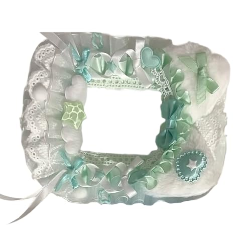 遊び心のある漫画子猫カードプロテクターケース耐水性ポリエステル生地フォトカードストレージソリューションカラフルな子猫ドキュメントスリーブ