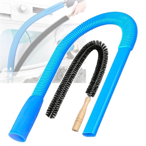 ponuyt Universal Dryer Vent Cleaner Kit Vacuum Hose Attachment for Kenmore 69133 2019–2026, Flexible Lint Remover with Long Brush, Washing Machine & Tight Spaces