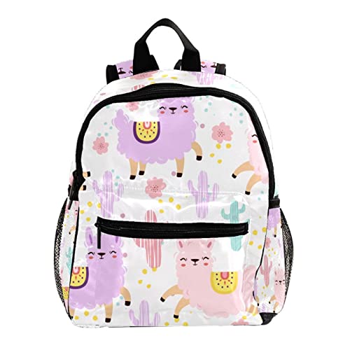 Joli sac à dos pour enfants lama mignon et coloré pour l'école