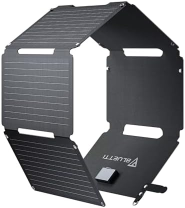 VS200 Pro Portable Solar Panel 200W 48V, 23% Efficiency Foldable Solar Panel W/ IP67 Waterproof & MC-4 Anderson XT60 DC5521 Adapters & Adjustable Kickstands, Off-Grid Power For Home & Camping - View #4