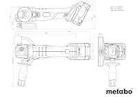 metabo W 18 7-125 Akku-Winkelschleifer, 18 V Trennschleifer, 125 mm – Ansicht 2