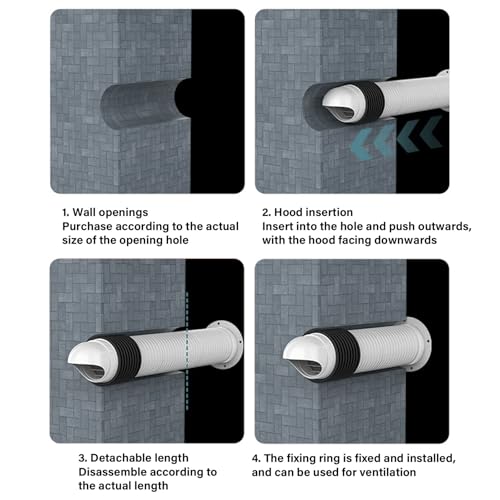 Hottes d'aeration avec clapets anti-retour pour ventilation de maison - 5